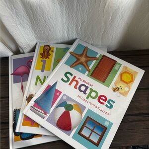 Bundle of 3 Learning Books, MY SHAPES, MY COLORS & NUMBERS Like New Condition!!